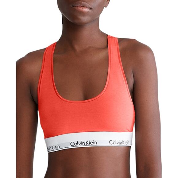 Calvin Klein Other - Calvin Klein Women's Modern Cotton Bralette, Coral, Size Xs 0201